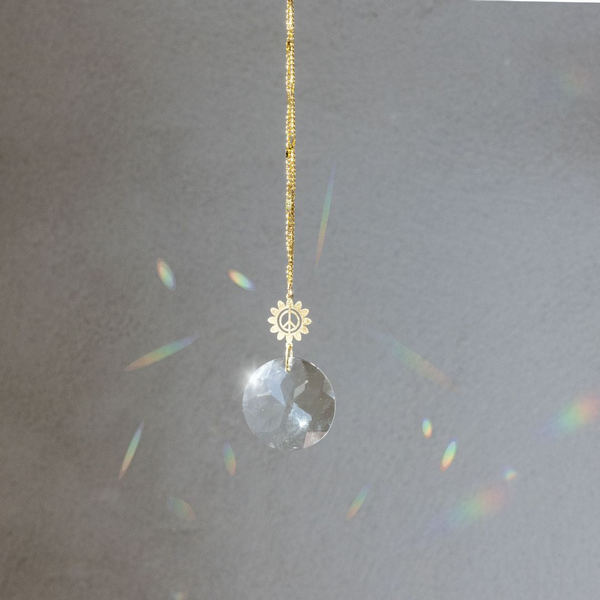 Peace Flower Pocket Suncatcher | Scout | boogie + birdie