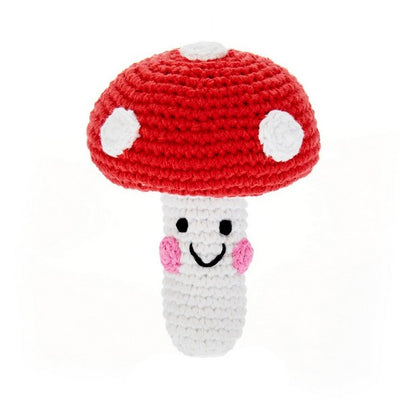 Red Mushroom Rattle Pebble | Pebble Child | boogie + birdie