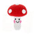 Red Mushroom Rattle Pebble | Pebble Child | boogie + birdie
