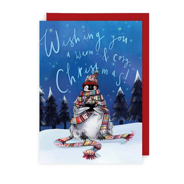 Penguin Christmas Card | Art File | boogie + birdie