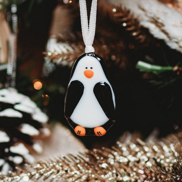 Glass Penguin Ornament | Station Pole Nord | boogie + birdie
