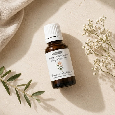 Peony & Olive Leaf Laundry and Diffuser Fragrance  | Dot & Lil | boogie + birdie