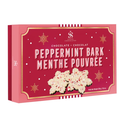 Peppermint Bark Snowflake Box | Saxon Chocolate | boogie + birdie