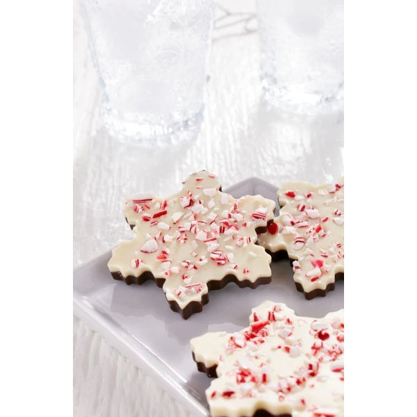 Peppermint Bark Snowflake Box | Saxon Chocolate | boogie + birdie