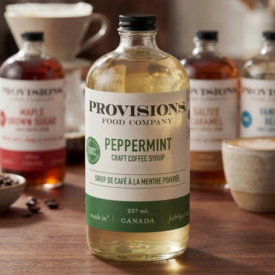 Peppermint Coffee Syrup | Provisions Food Company | boogie + birdie