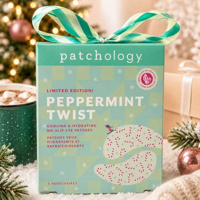 Peppermint Twist Under Eye Gel Pack | 5 Pairs | Patchology | boogie + birdie