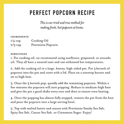 Rose Gold Popcorn Kernels | Provisions Food Company | boogie + birdie