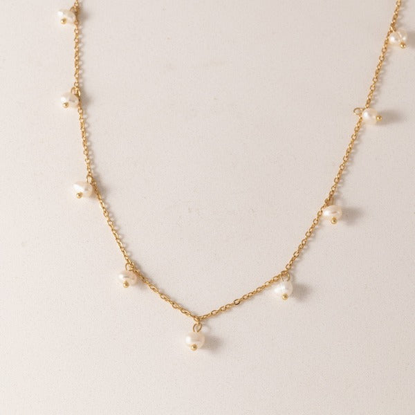 Gold Perla Waterproof Necklace | Lover's Tempo | boogie + birdie