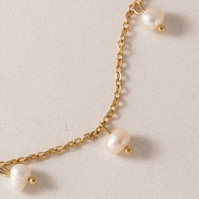 Gold Perla Waterproof Necklace | Lover's Tempo | boogie + birdie