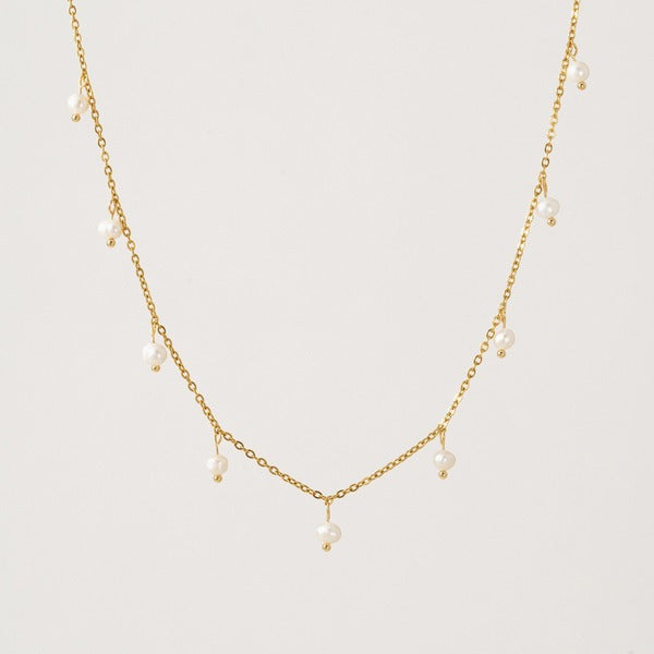 Gold Perla Waterproof Necklace | Lover's Tempo | boogie + birdie