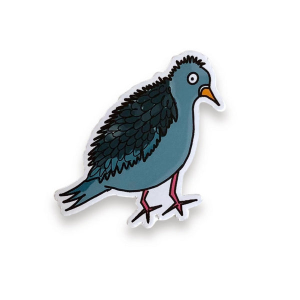 Perturbed Pigeon Sticker | Evil Llama and Friends | boogie + birdie