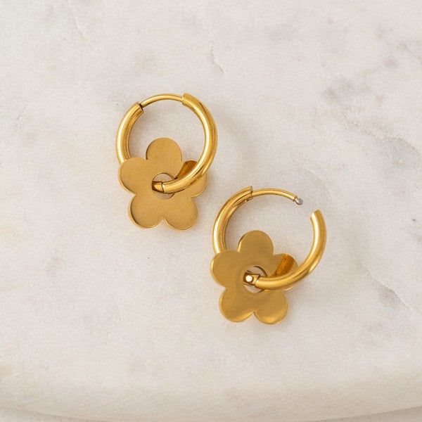 Gold Petal Hoops | Lover’s Tempo | boogie + birdie