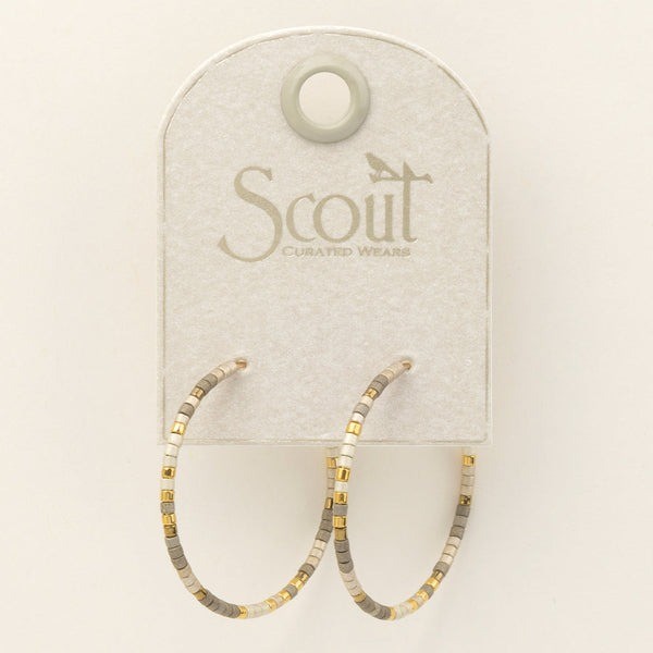 Gold Pewter Multi Chromacolour Hoops | Scout | boogie + birdie