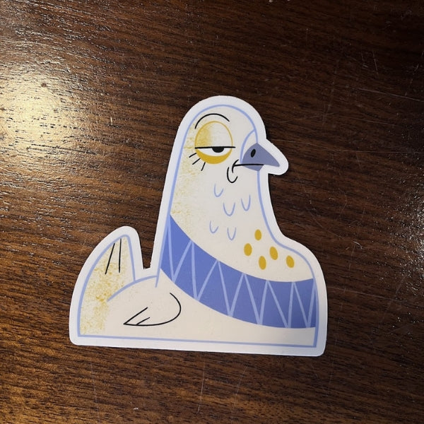 Pigeon Sticker | Steph Shaw Art | boogie + birdie
