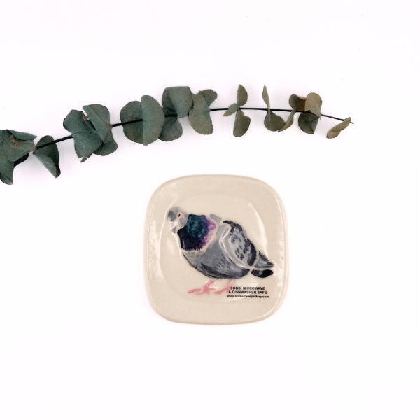 Pigeon Tea Bag Holder | Susan Robertson Pottery | boogie + birdie