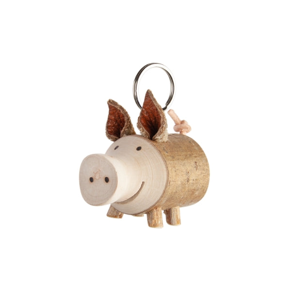 Wood Pig Key Ring | Waldfabrik | boogie + birdie
