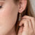Silver Pinecone Drop Earrings | Birch Jewellery | boogie + birdie