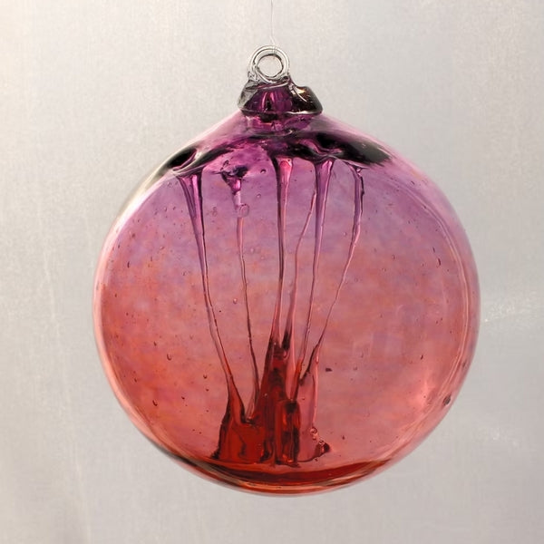 Pink & Amythest Glass Spirit Ball | Kitras Glassworks | boogie + birdie
