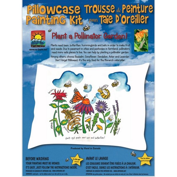 Pollinator Pillowcase Painting Kit | Artburn | boogie + birdie