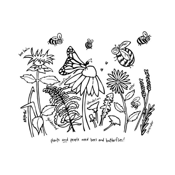 Pollinator Pillowcase Painting Kit | Artburn | boogie + birdie