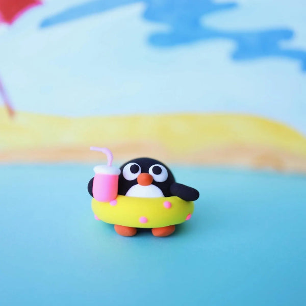 Penguin DIY Air Dry Clay Kit | The Make Station | boogie + birdie

