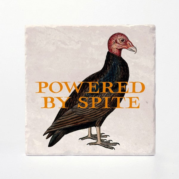 Powered By Spite Coaster | Versatile | boogie + birdie