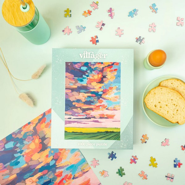 Prairie Sky 1000 Piece Puzzle | Villager Puzzles | boogie + birdie