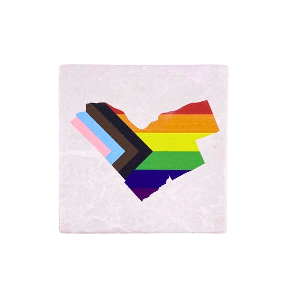 Ottawa Pride Ceramic Coaster | Versatile | boogie + birdie