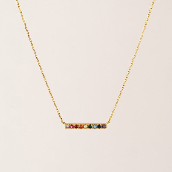 Pride Riot Bar Gold Necklace | Lover’s Tempo | boogie + birdie