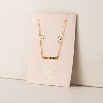 Pride Riot Bar Gold Necklace | Lover’s Tempo | boogie + birdie