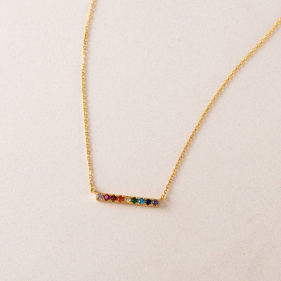 Pride Riot Bar Gold Necklace | Lover’s Tempo | boogie + birdie