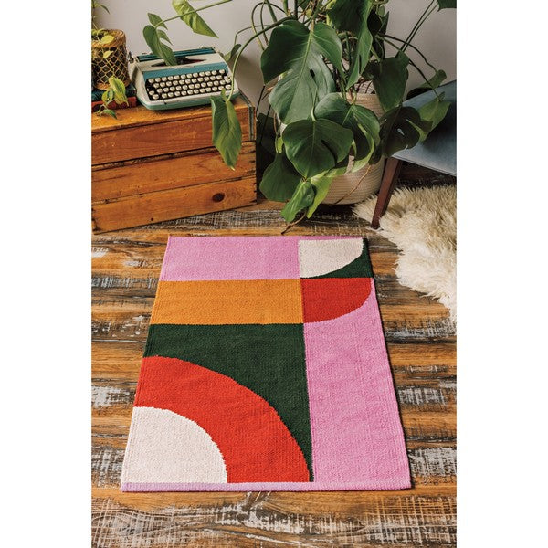 Prism Formation Woven Rug | Danica | boogie + birdie

