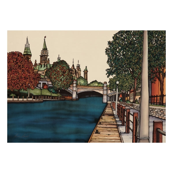 Rideau Canal Postcard | Renee Bovet | boogie + birdie