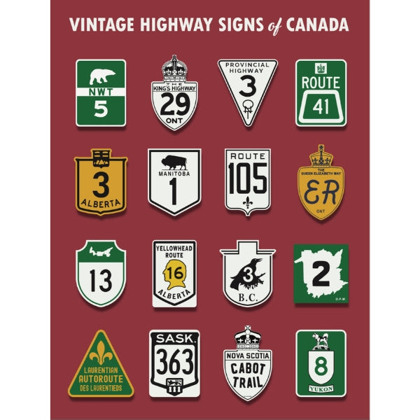 Vintage Hwy Signs Print | Damn Fine Prints | boogie + birdie