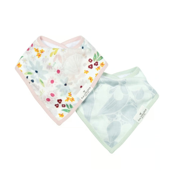 Shell Floral Bandana Bib Set | Loulou Lollipop | boogie + birdie