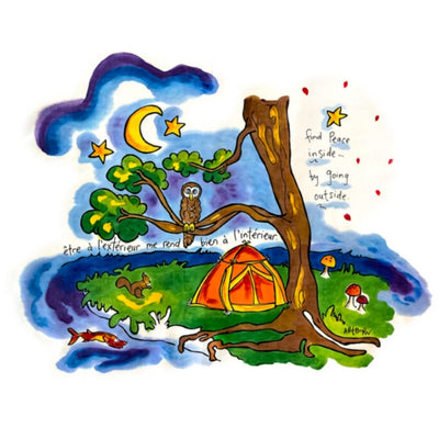 Camping Pillowcase Painting Kit | Artburn | boogie + birdie