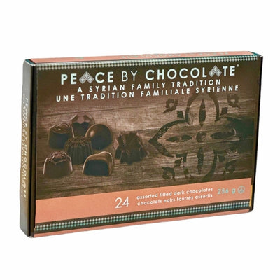 Assorted Dark Chocolates | 24 Pieces | Peace by Chocolate | boogie + birdie
