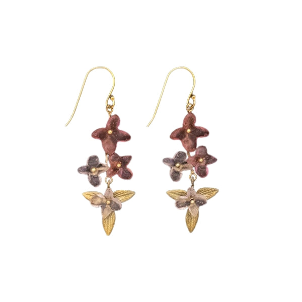 Hydrangea Drop Earrings | Michael Michaud Jewellery | boogie + birdie