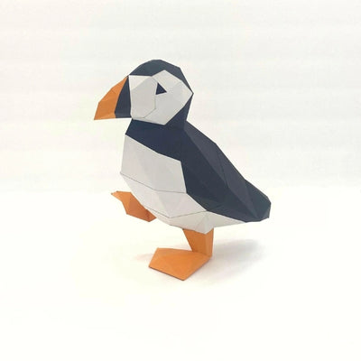 Puffin 3D Paper Craft Kit | Poly Paper Craft | boogie + birdie