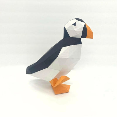 Puffin 3D Paper Craft Kit | Poly Paper Craft | boogie + birdie