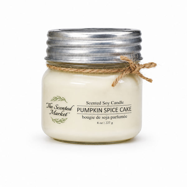Pumpkin Spice Cake Soy Candle 8oz | The Scented Market | boogie + birdie