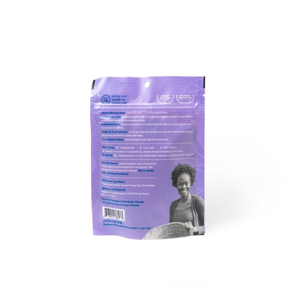 Purple Chocolate Loose Leaf Tea Pouch | Justea | boogie + birdie