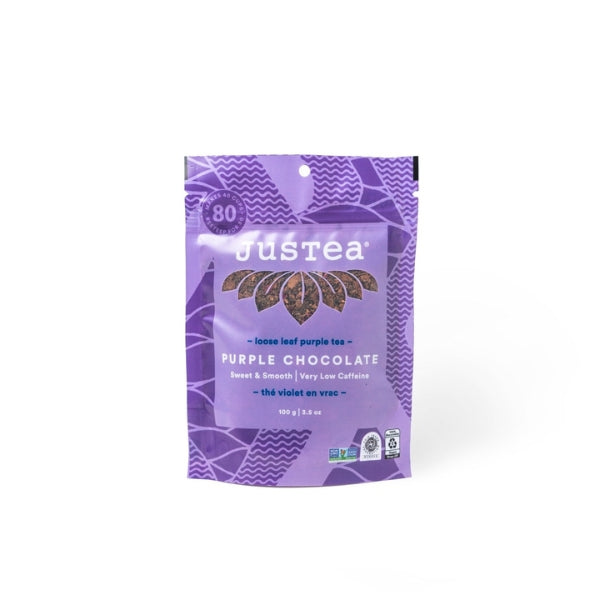 Purple Chocolate Loose Leaf Tea Pouch | Justea | boogie + birdie