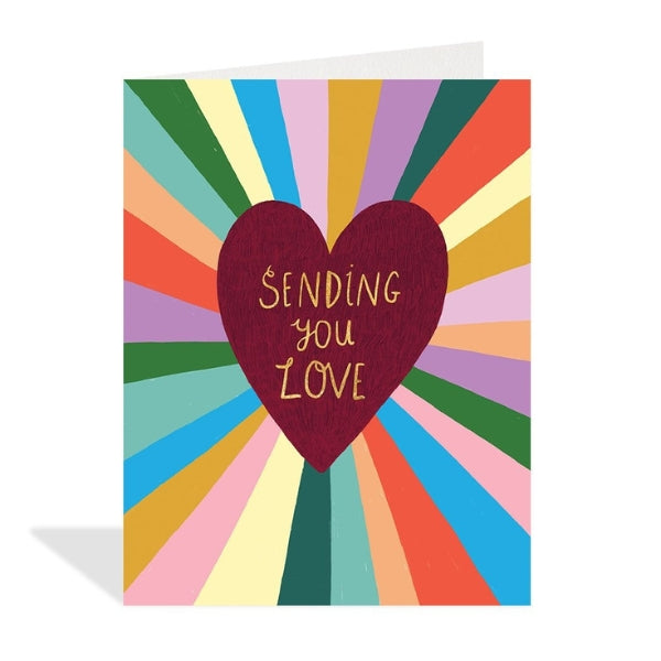 Sending You Love Card | Halfpenny Postage | boogie + birdie