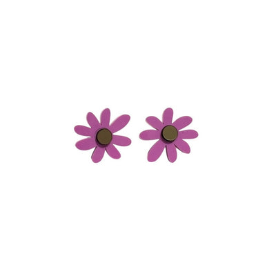 Purple Gerbera Stud Earrings | Ketoora | boogie + birdie