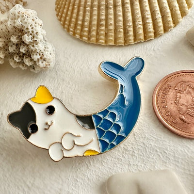 Purr-Maid Cat Enamel Pin (PPURRM) | Pika & Bear | boogie + birdie