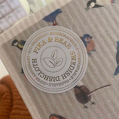 Put A Bird on It Swedish Dishcoth (SD22PABOI) | Pika & Bear | boogie + birdie