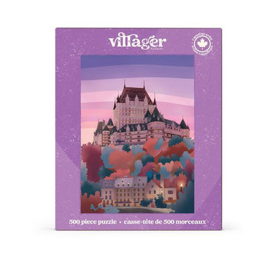 Quebec City 500 Piece Puzzle | Villager Puzzles | boogie + birdie