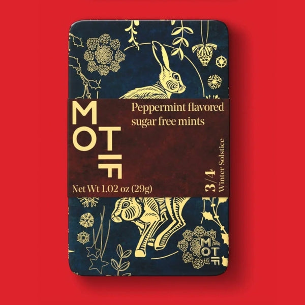  Rabbit Winter Solstice Vegan Peppermints | Motif | boogie + birdie