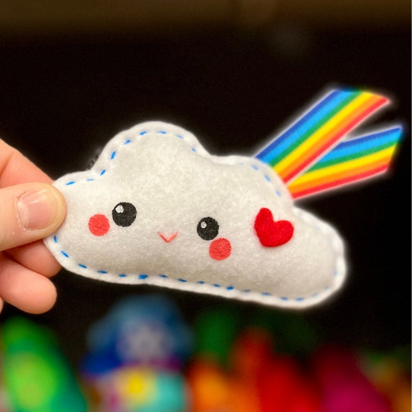 Cloud Catnip Toy | Puddin Paws | boogie + birdie
